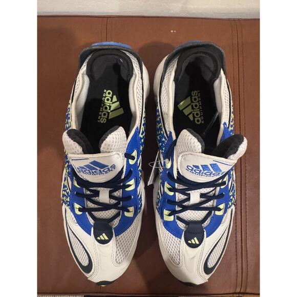 Adidas FYW S-97 Men’s Shoes White Blue Neon FYW Salvation Retro Runner EQT – NWT - Picture 8 of 9